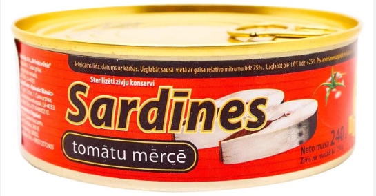 Sardīnes ceptas tomātu mērcē