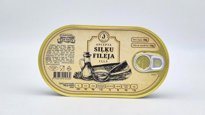 Apcepta siļķes fileja eļļā