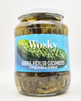 Wosky sālīti mucās gurķi