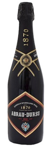 Kuban Abrau-Durso dzirkstošais vīns, sarkans, pus salds, 12%