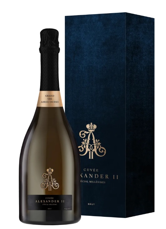 Dzirkstošais baltvīns brutā Kuban Abrau-Durso Cuvee Alexander 12%