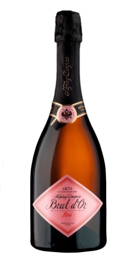 Rozā dzirkstošais vīns Brut Kuban' Abrau-Durso 12%