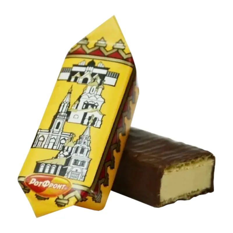 "Замоскворечье" "Рот Фронт" sveramās vafeļu konfektes šokolādes glazūrā