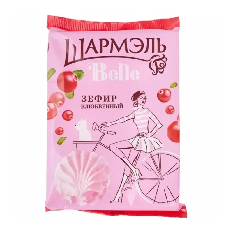 Zefīri "Шармэль" "Belle" ar dzērveņu garšu