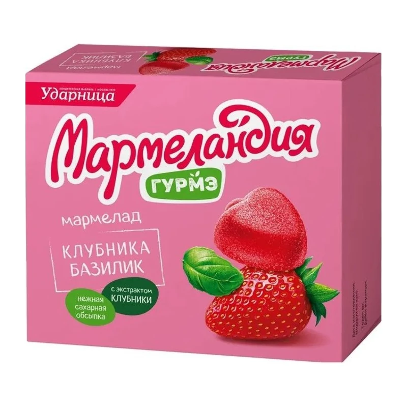 Marmelāde "Мармеландия" "Гурмэ" zemenes, baziliks