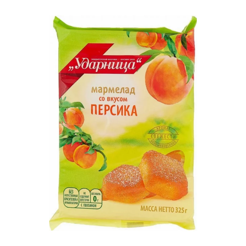 Želejas marmelāde ar persiku garšu un cukuru