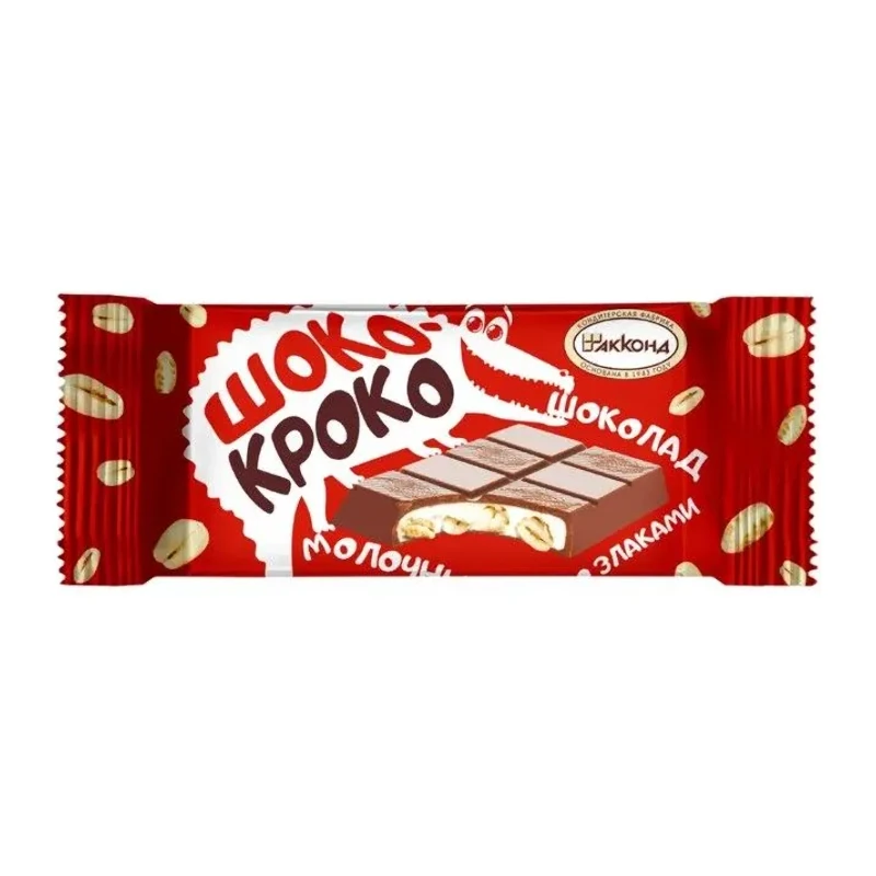 Piena šokolāde "Шоко-кроко" ar graudaugiem
