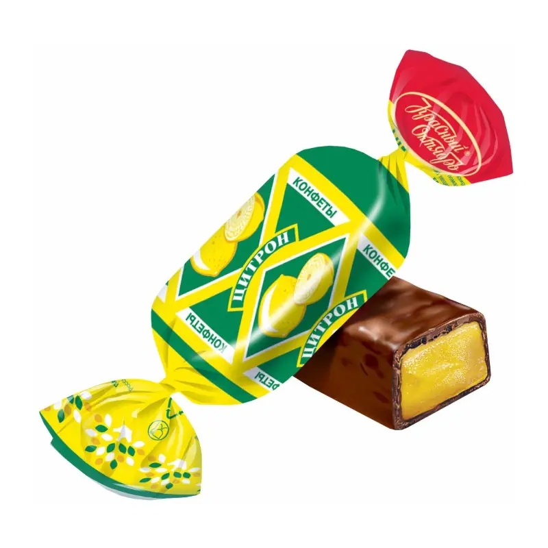Fondant konfektes "Цитрон" šokolādes glazūrā
