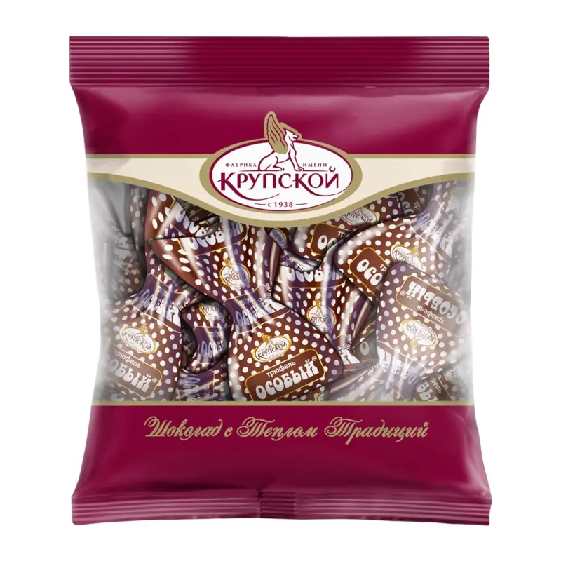 Special Truffles, chocolate-based, from the Krupskaya Confectionery Factory