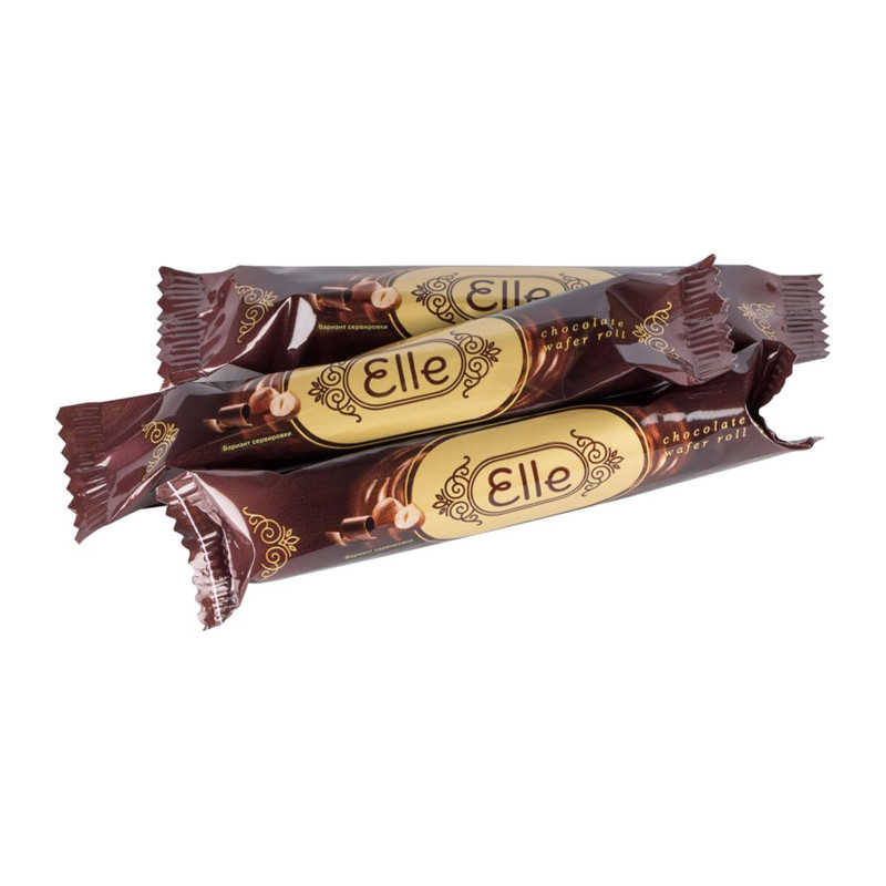 Weighted sweets with chocolate and nut filling