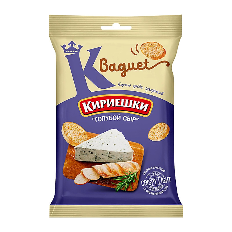 Croutons "Кириешки Baguet", blue cheese flavor