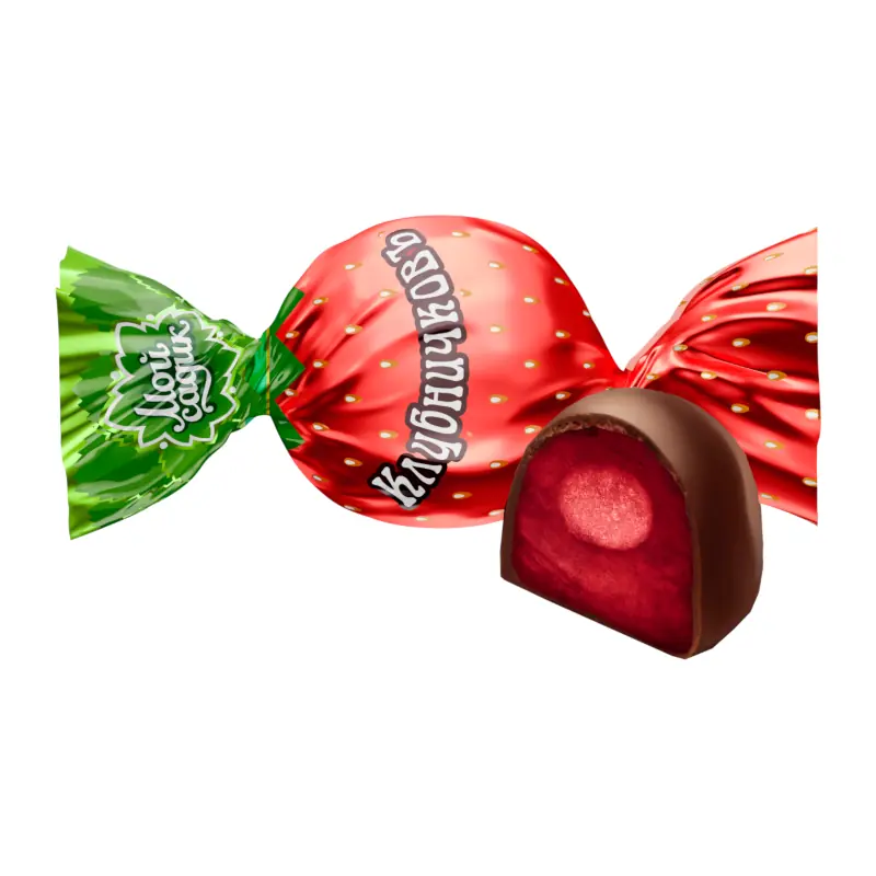 "Saldā dzīve" glazētās želejkonfektes "Zemeņu" ar sulīgu zemeņu garšu