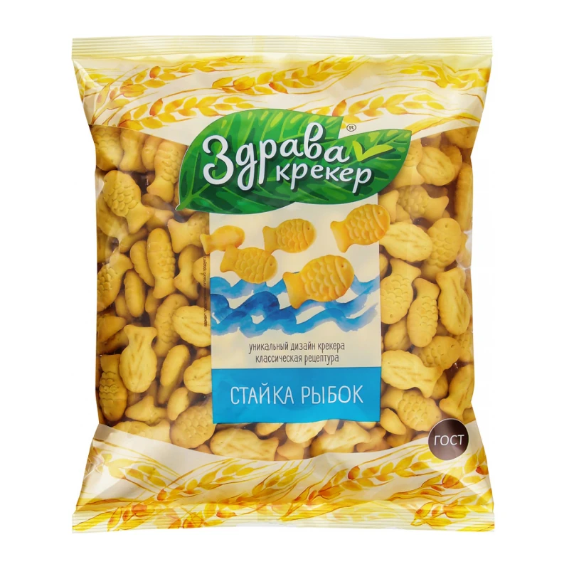 Krekeri "Здрава" zivju bars