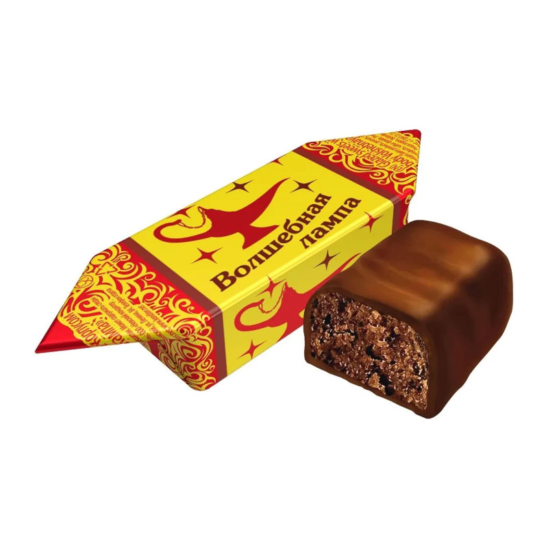Konfektes "Волшебная лампа" "Невский кондитер", kakao, pralinē, vafeles