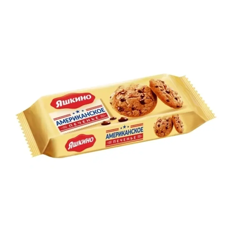 Fasētie cepumi «Яшкино» "Amerikāņu"