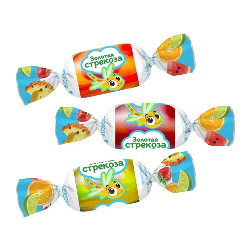 Jelly candies with juice “Golden dragonfly”