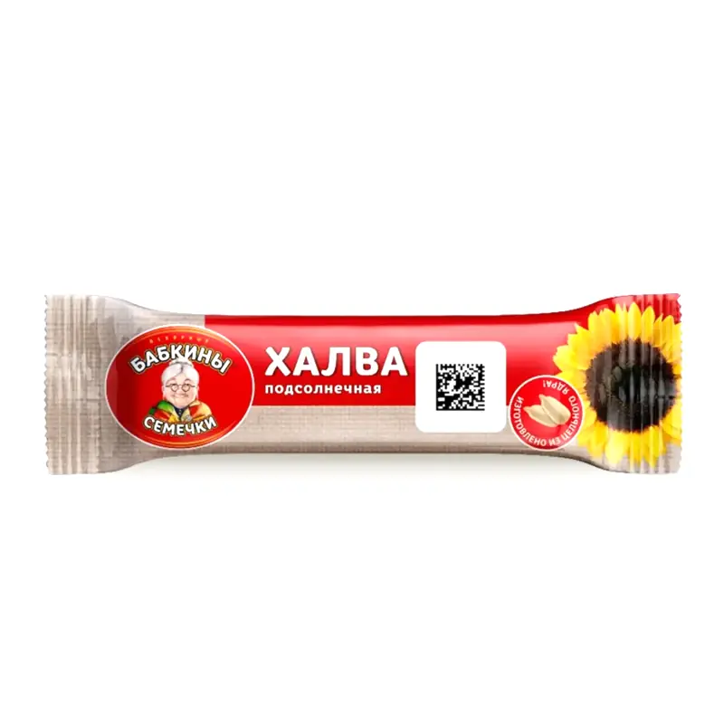 Dabīgā saulespuķu halva "Vecmāmiņas sēklas", no maltām un grauzdētām saulespuķu sēklām