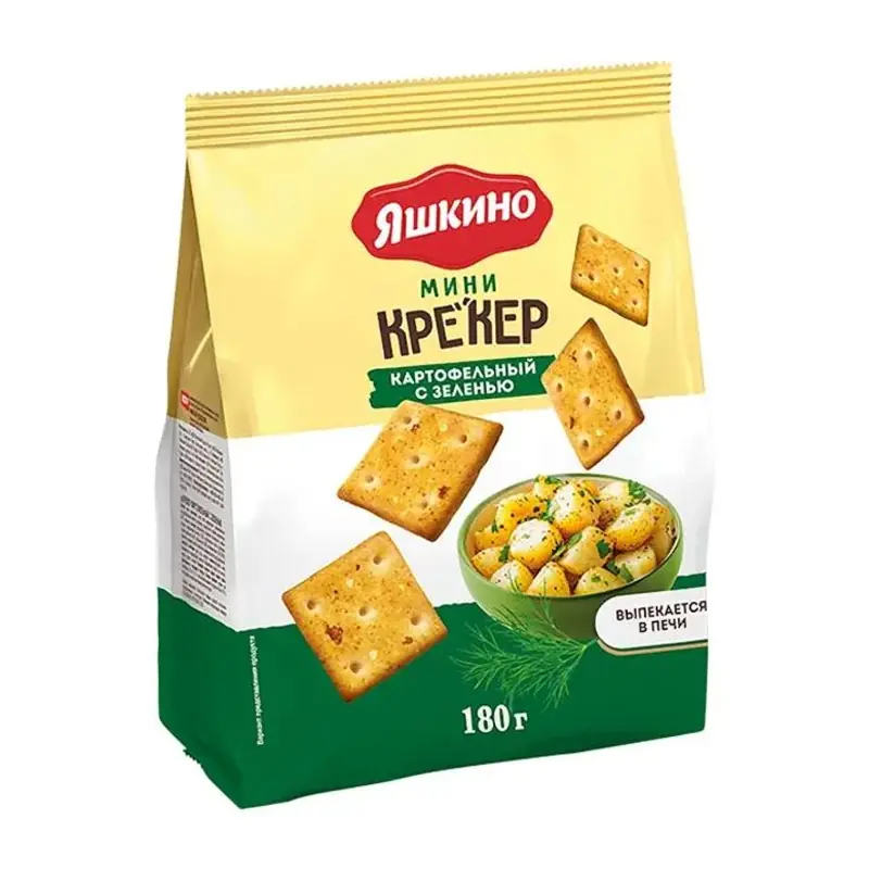 Mini krekeri "Jaškino" kartupeļu ar garšaugiem
