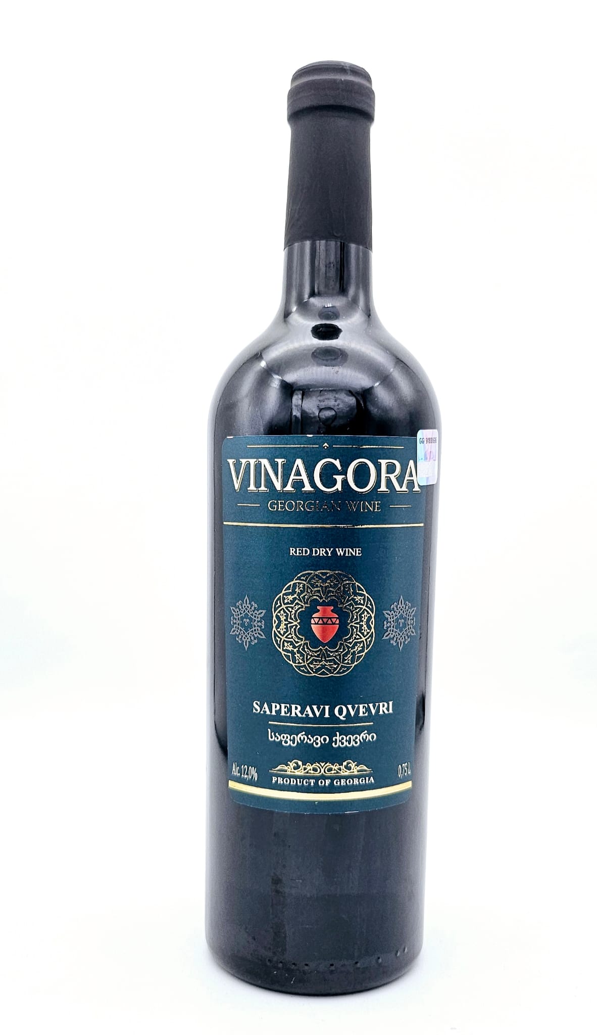 Vinagora Wine Saperavi Qvevri sauss sarkanvīns 12%