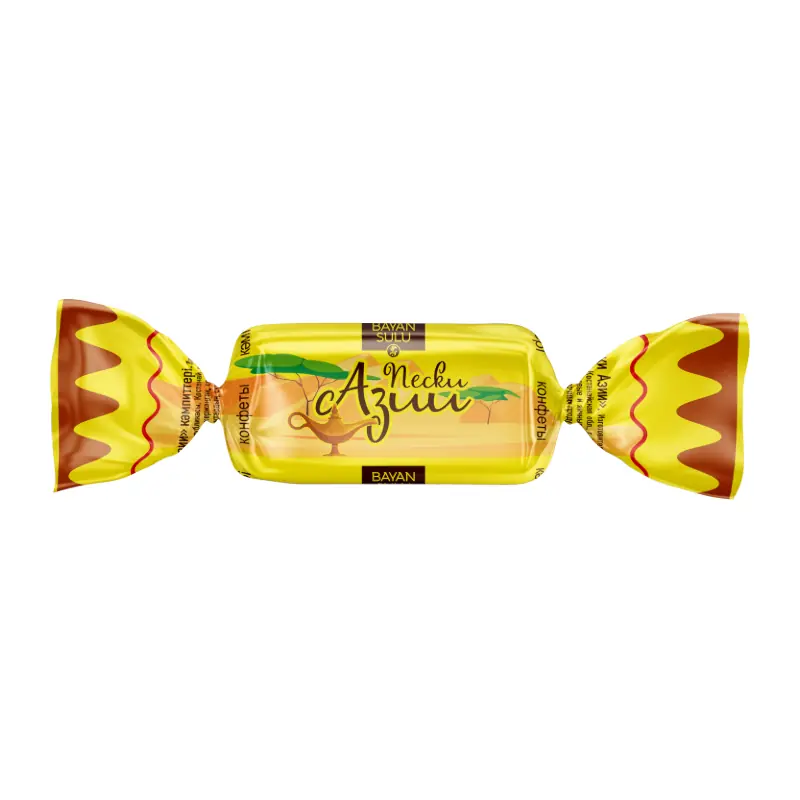 Glazed "Пески Азии" "BAYAN SULU" sweets