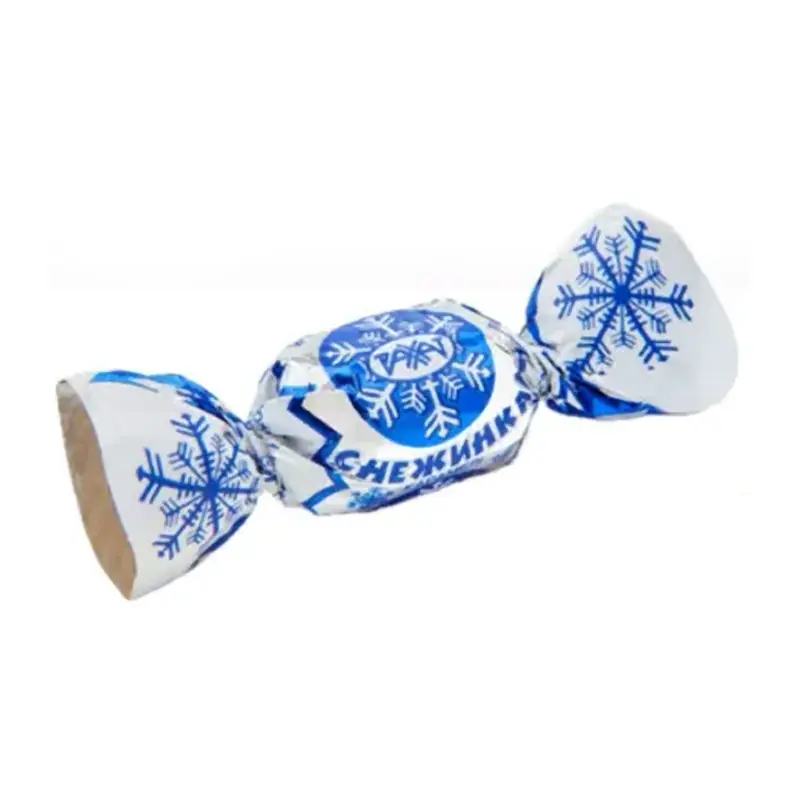 RAHAT "Sniegpārsla" karameļu konfektes ar dabīgu citrona garšu