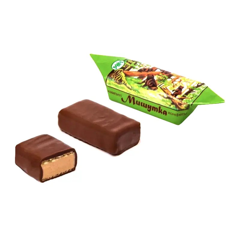 Šokolādes vafeļu konfektes "RAHAT" "Lācītis" pralinē