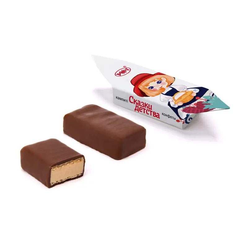 "RAHAT" "Bērnības pasakas" glazētās vafeļu konfektes ar pralinē pildījumu