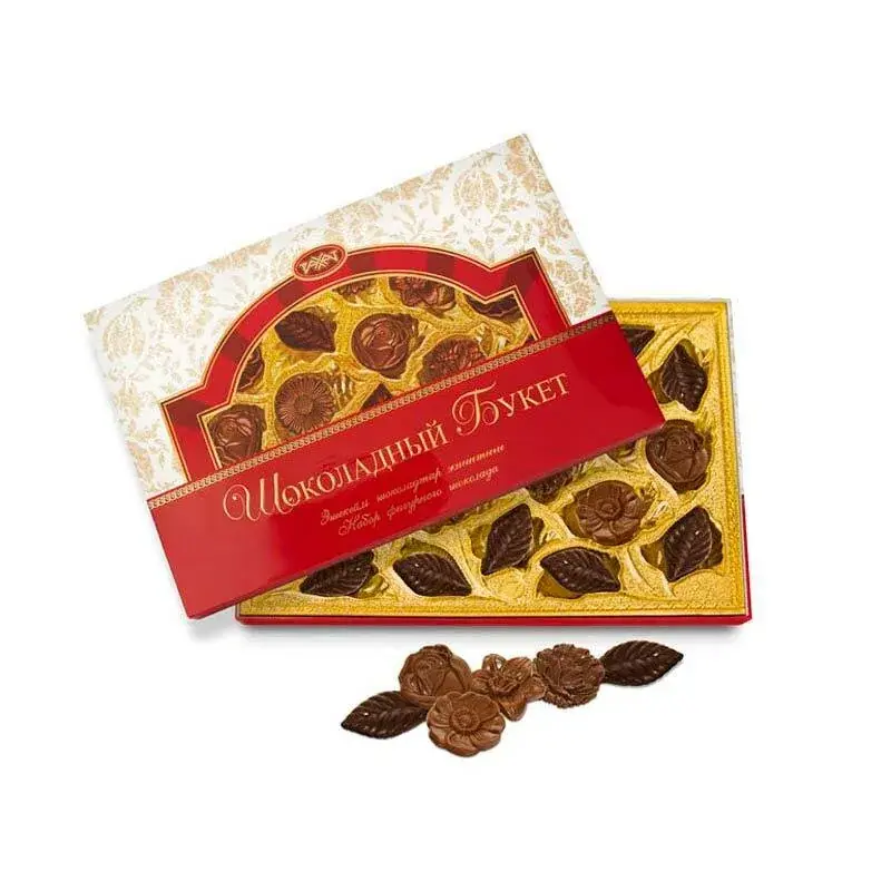 Šokolādes konfektes "RAHAT" "Шоколадный букет" dāvanu kastītē