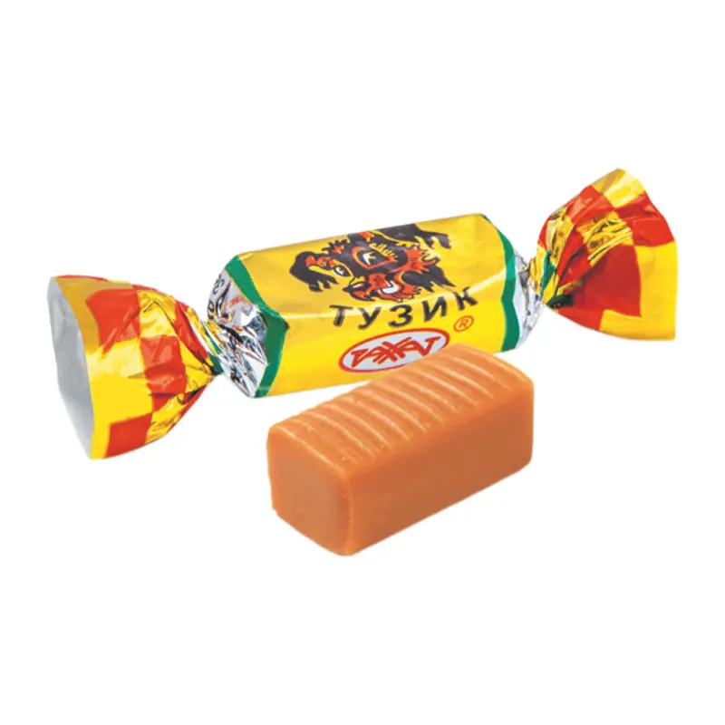 Īrisu konfektes "RAHAT" "Tuzik" puscietas