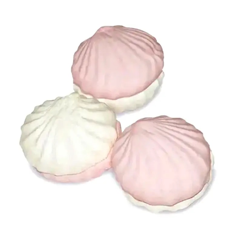 Sveramais divkrāsu zefīrs "RAHAT" "Balts un rozā" zemeņu-vaniļas