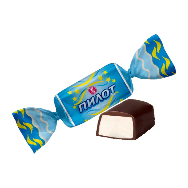 Glazed "Пилот" "BAYAN SULU" sweets