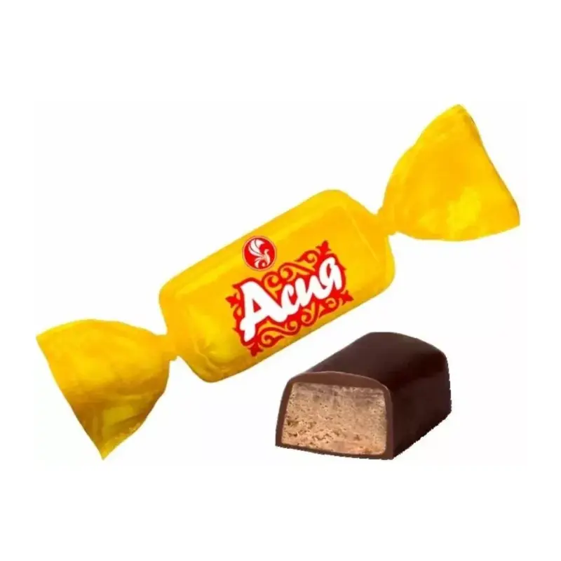 "Bayan Sulu" "Асия" glazētās šokolādes konfektes ar cepta piena garšu