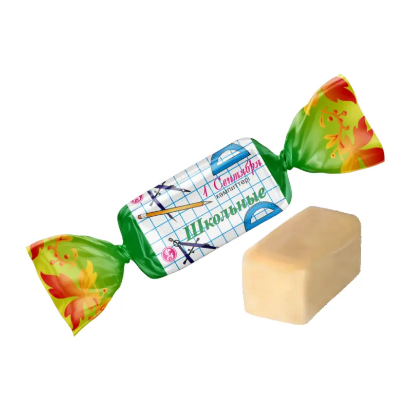 Neglazētas fondanta konfektes "Bayan Sulu" "Школьные"