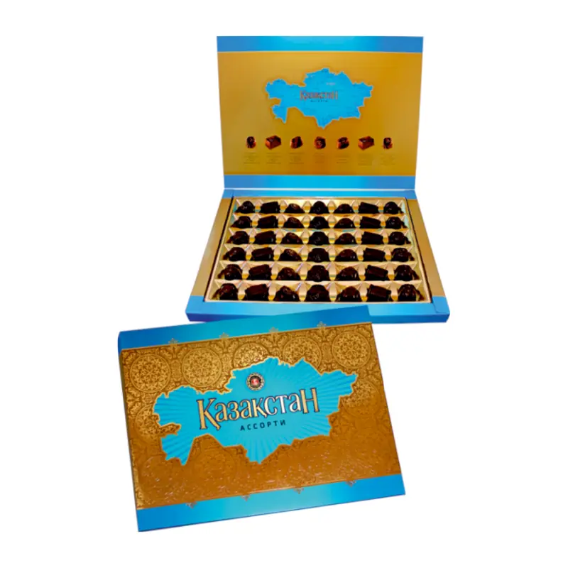 "BAYAN SULU" "Казакстан" Assorted chocolate sweets in a gift box