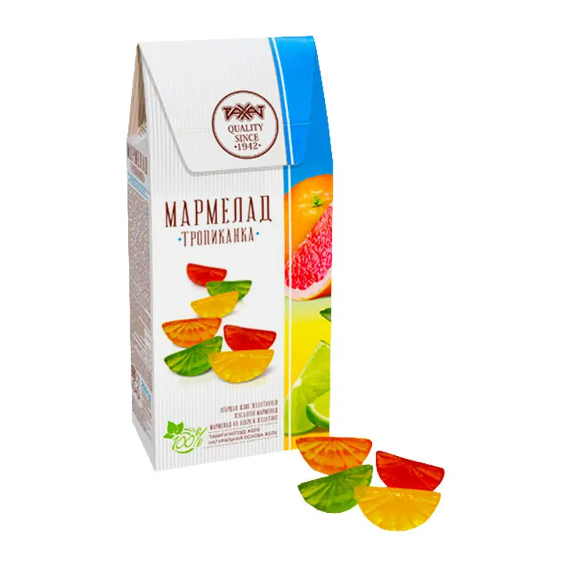 "RAHAT" "Tropikaniete" marmelādes komplekts dāvanu kastītē