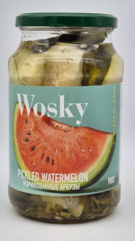 Voski marinēts arbūzs