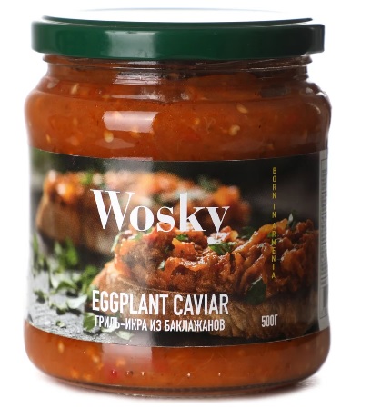 Wosky grilēti baklažānu ikri