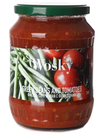 Wosky Zaļās pupiņas ar tomātiem