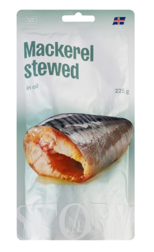 Mackerel stewed in oil