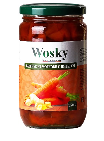 Wosky burkānu ievārījums ar ingveru