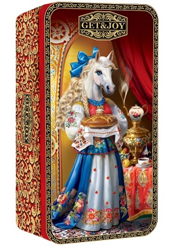 Ceilonas melnā tēja dāvanu kastītē, 2026. gada simbols