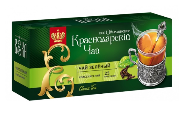 Zaļā tēja «Краснодарскiй с 1901 года» (25 gb 1.7 gr)