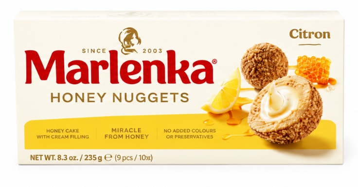 MARLENKA medus bumbiņas ar citronu