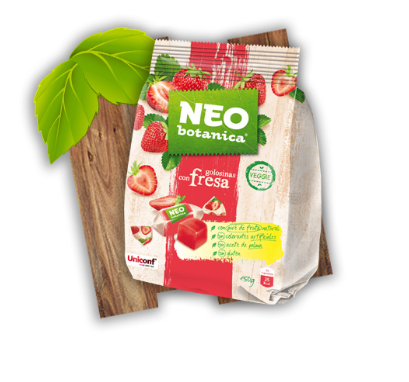 Stevia candies with Strawberries